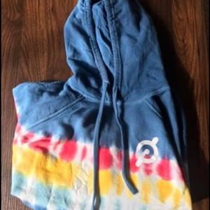 Spiritual gangster tie dye peloton hoodie size med